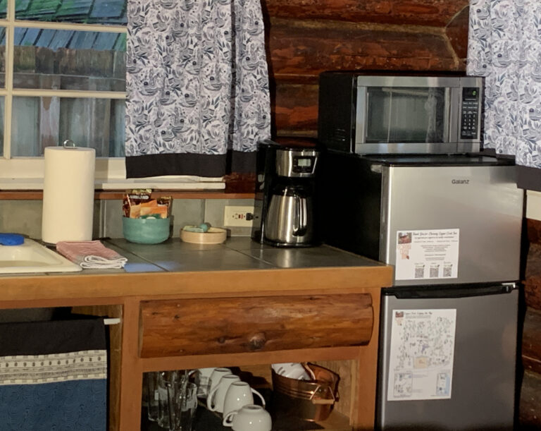 Copper Creek Log Cabin Kitchen Detail