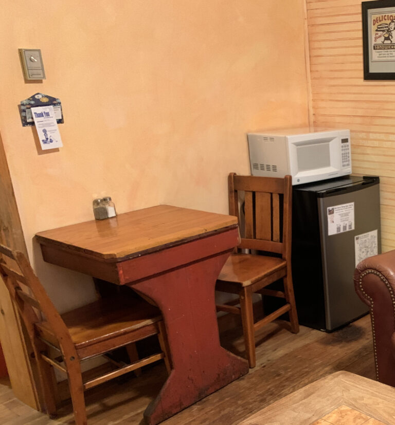 Roselea's dining area